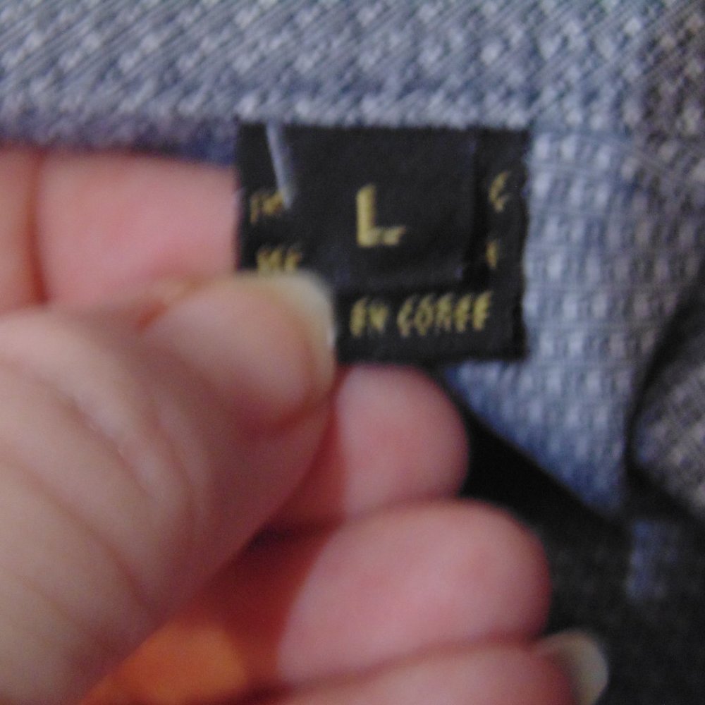 Bugatchi uomo gray Long sleeve button down shirt Large - Picture 5 of 5